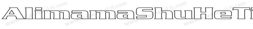AlimamaShuHeTi Bold字体转换
